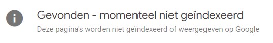 Afbeelding met gevonden - momenteel niet geindexeerd Afbeelding met gevonden - momenteel niet geindexeerd