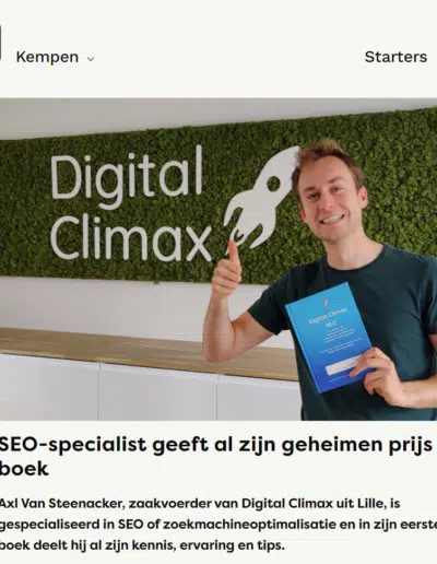 Digital PR case Digital Climax