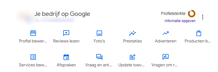 profiel google bedrijf profiel google bedrijf