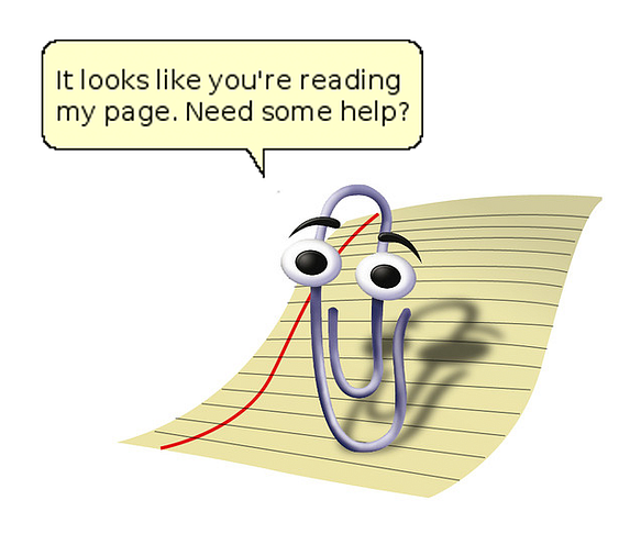 Word assistent paperclip